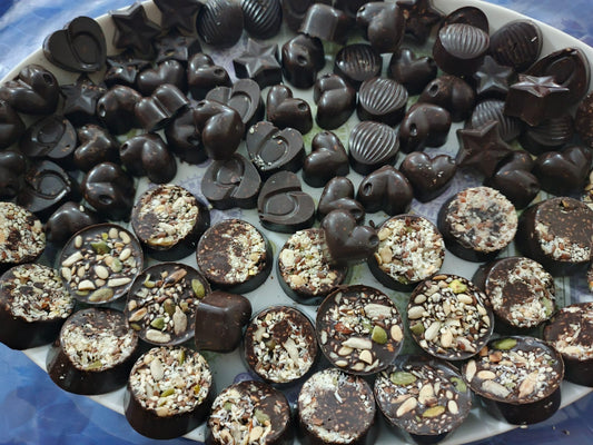 Chocolate nuts & seeds bites